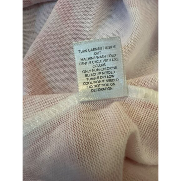 CJ Banks 1X Tunic Top Women's Red & Pink Heart Print Rhinestone Valentine's Day - Picture 5 of 6